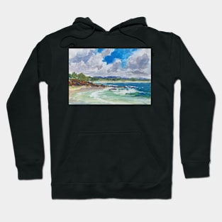 Bartletts Beach 1 - plein air Hoodie